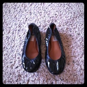 Lanvin Patent Leather Ballet Flats